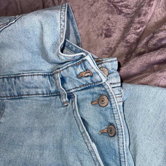 Light Blue Denim Overalls - Picture 6 of 7